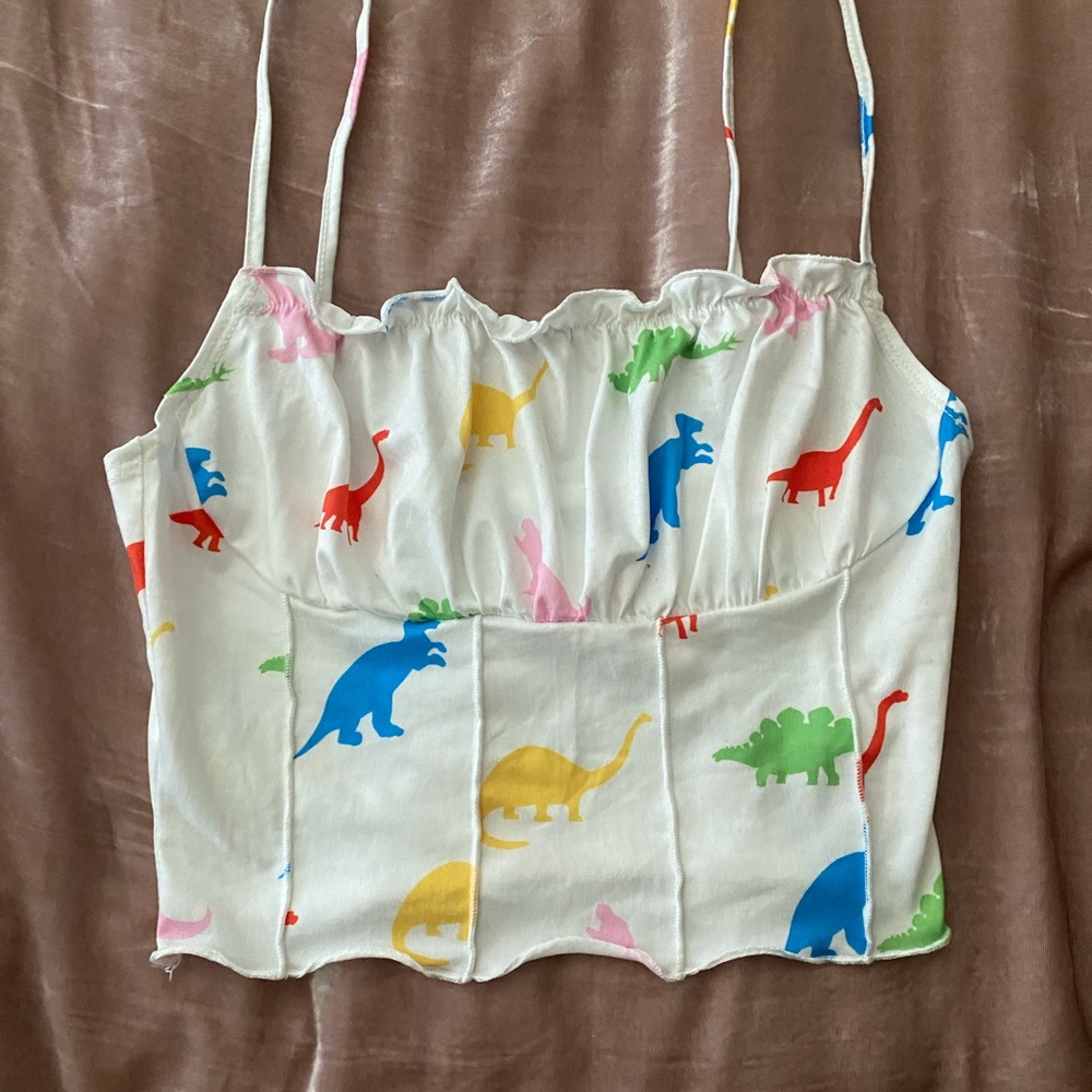 dinosaur shein crop top